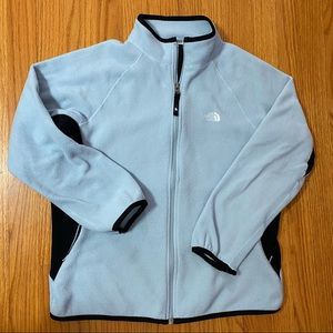 Light Blue North Face Fleece